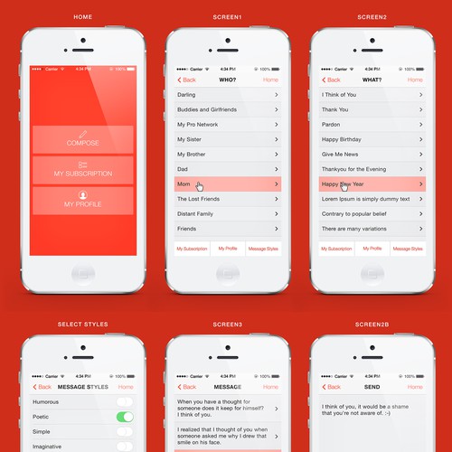 Design an iPhone app that will help users find the right words !