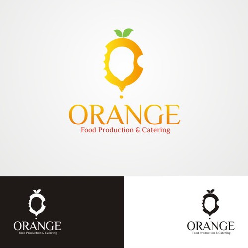 Create the next logo for Orange Food Production & Catering