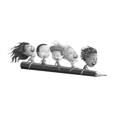 Illustration for children's educational book