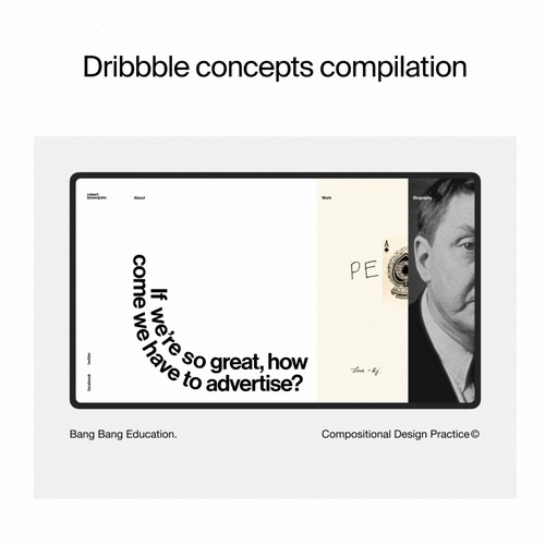 Dribbble concepts compilation