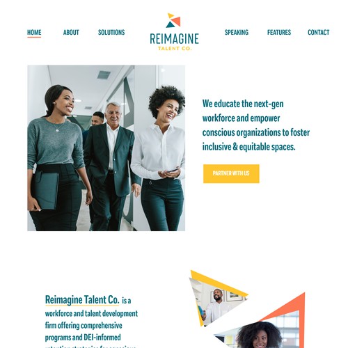 Brand + Website Design for Talent Consulting Firm