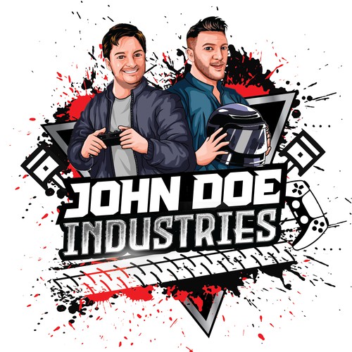 Bold design for John Doe Industries. 
