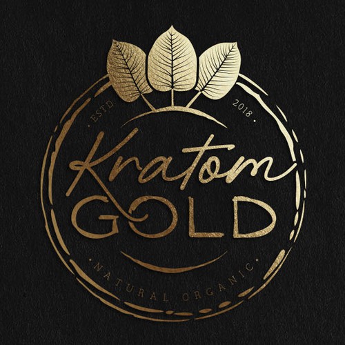 Logo concept for Kratom Gold