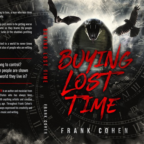 Buying Lost Time book cover design.