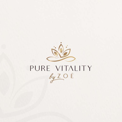 Logo proposition for a high end supplement company to reflect quality, health and beauty.