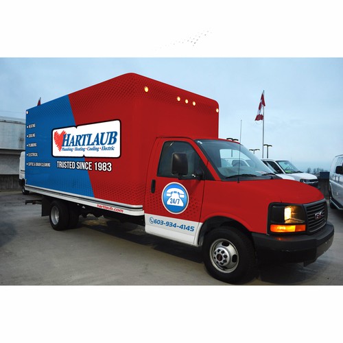 Hartlaub Truck Wrap design