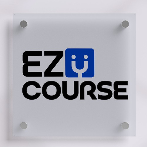 Modern & Friendly E-learning Logo for EZ Course