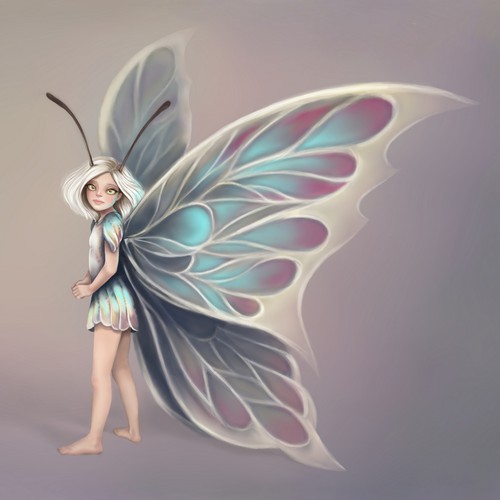 Fantasy children's book illustration