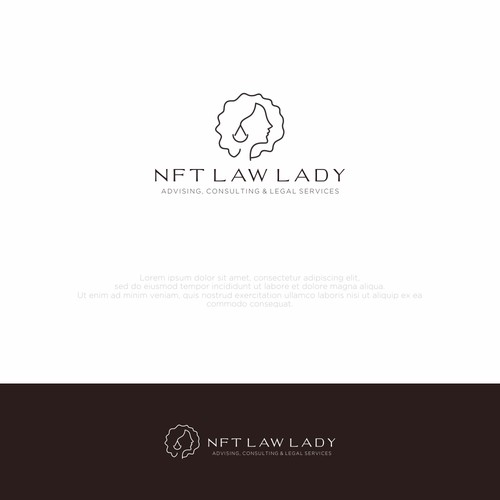 Lady Law Logo Design