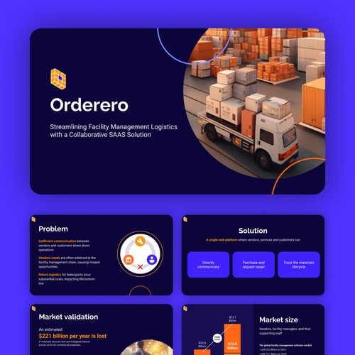 Orderero pitch deck