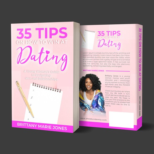 35 Tips on How to Win at Dating - Book Cover Design Project