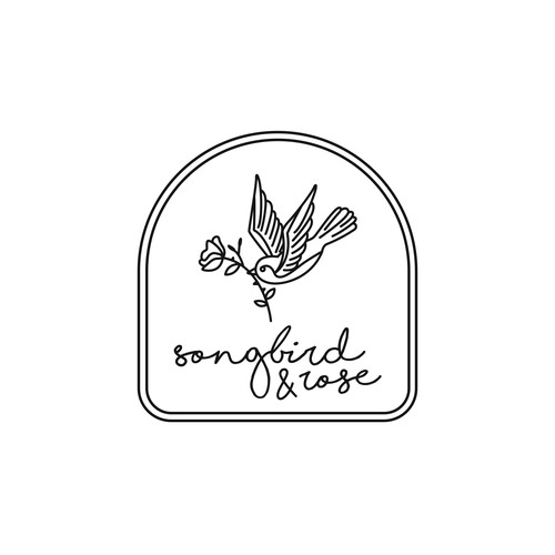 Logo design for Songbird&Rose boutique
