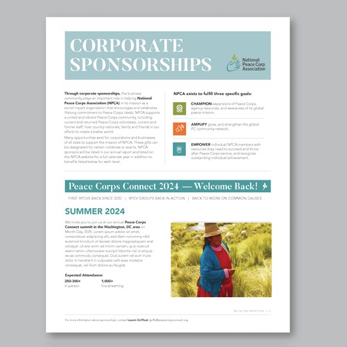 Sponsorship Brochure