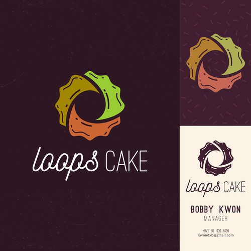 Stylish Cake Shop Logo