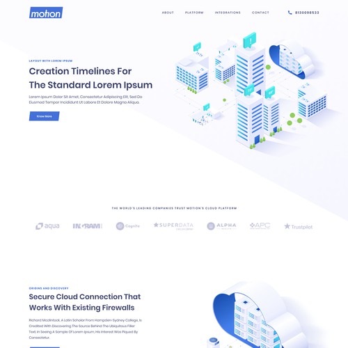 Motion Cloud Platform Website