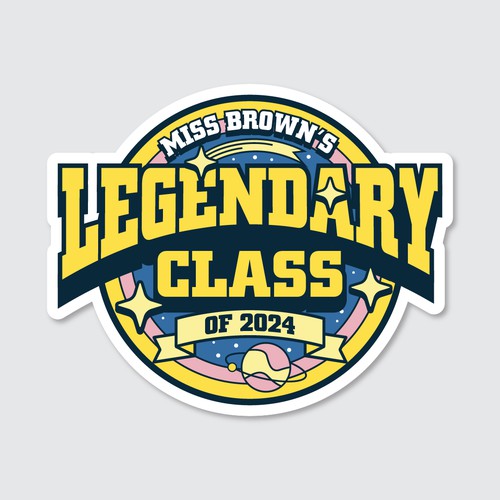 Legendary class of 2024 stickers