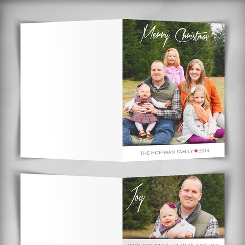 Create a Beautiful Holiday Card Template - Merry Christmas!