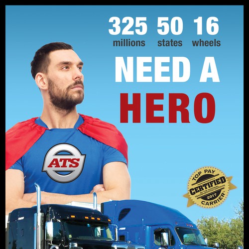 TRuck Drivers needed Poster Ad