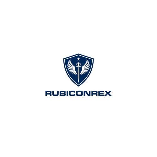 Design a bold but sophisticated logo for RubiconRex Inc