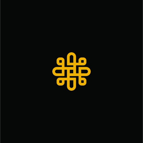 monogram flower logo