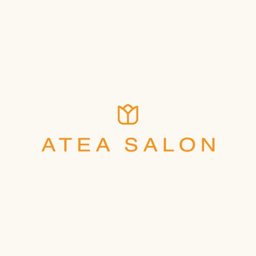 Create an elegant logo for an upscale hair salon.