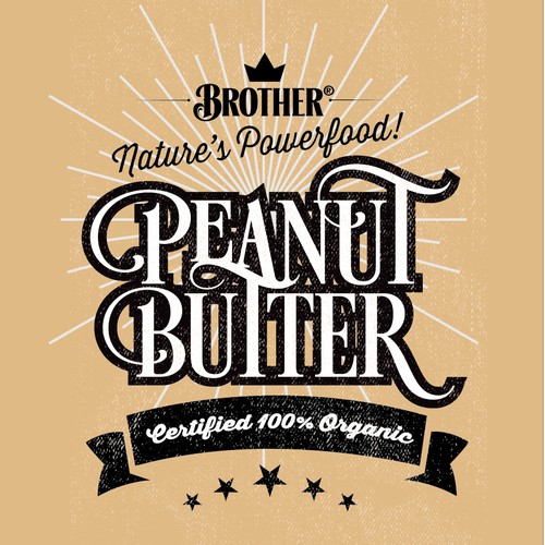 peanut butter label