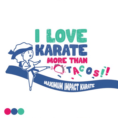 Karate T-shirt Design