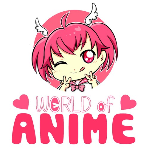 Chibi Logo to World of Anime