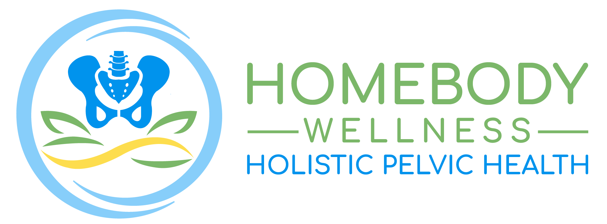 Uplifting, balanced logo to attract clients seeking holistic pelvic health
