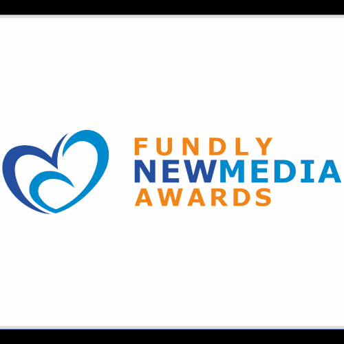 logo for Fundly's "New Media Awards" program