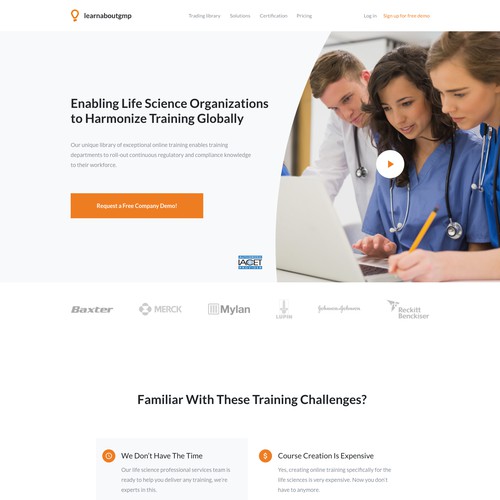 Landingpage redesign