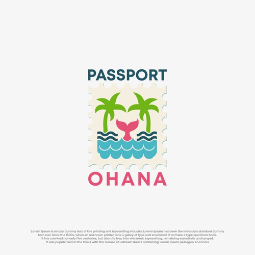 Stamp Style Logo Design