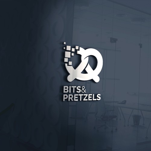 Bits & Pretzels logo concept.