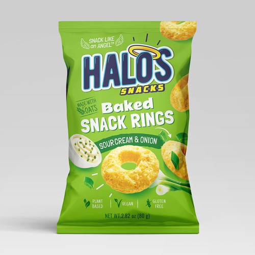 Halos / Snack Rings / Packaging Design