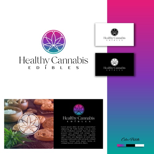 Logo Design For Healthy Cannabis Edibles