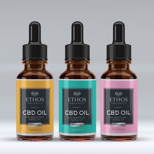 Label design fo CBD OIL