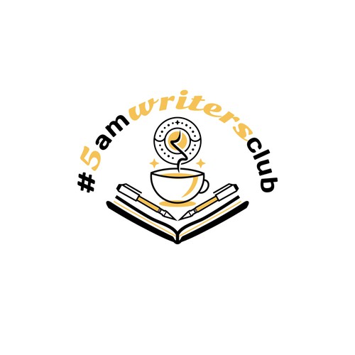 Logo for #5amwritersclub