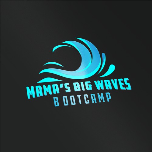 logo design • Mama's Big Waves Bootcamp