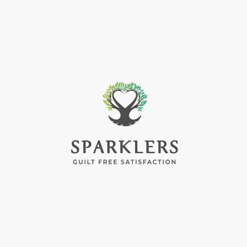 Forest inspired logo for drink
