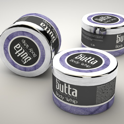 Effective label for new cool and all natural skin care product