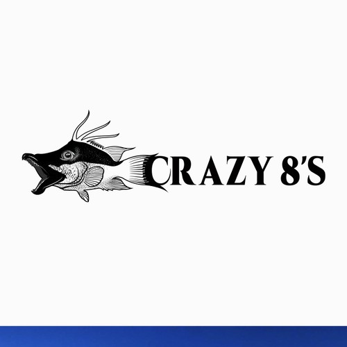 CRAZY FISH BOAT LOGO