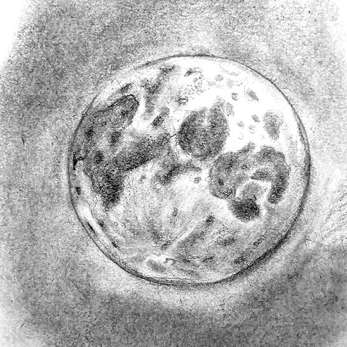 simple illustrations of the moon