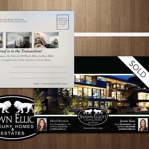 Create a Luxury / Modern Real Estate Postcard