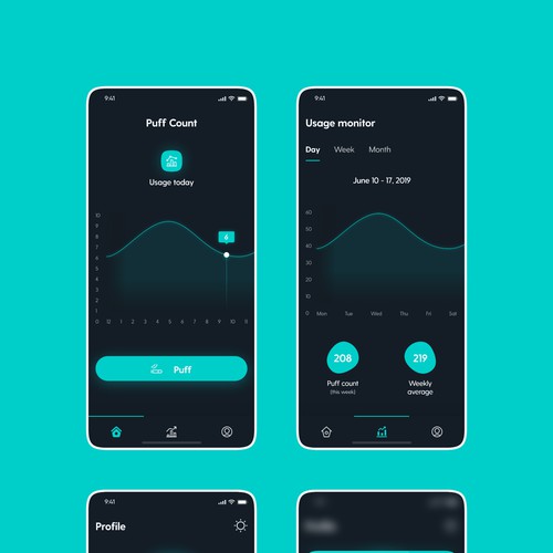 Concept design for vape counting