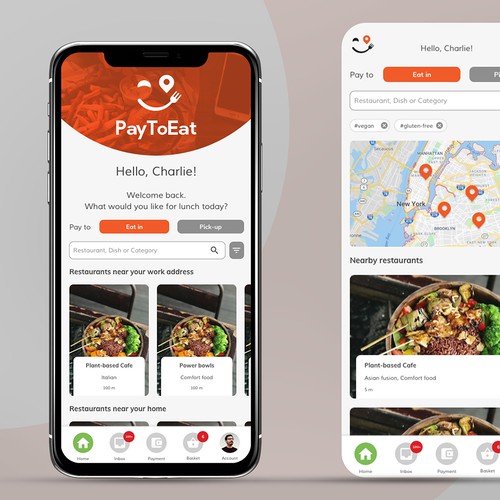 App design for food ordering