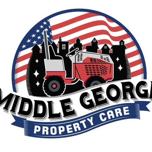 Property care Vintage feel Logo