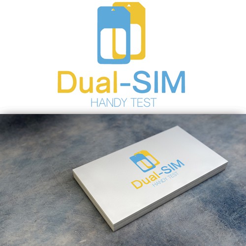 1 fresh logo for a website reviewing 2-SIM smartphones