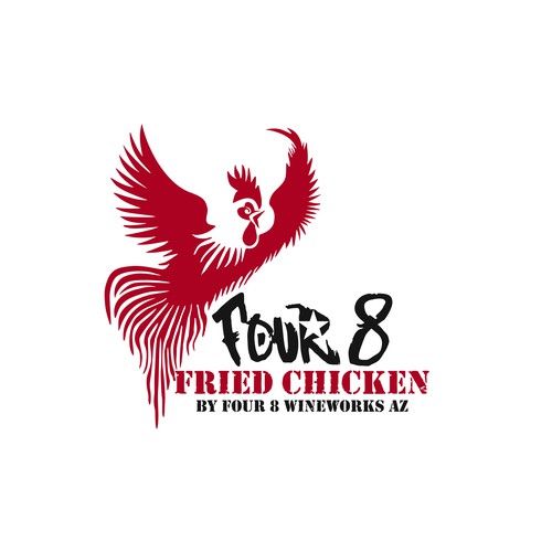 Four 8 Fried Chicken Logo