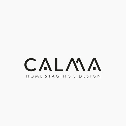 Luxurious and Modern Logo for CALMA Real Estate Homestaging