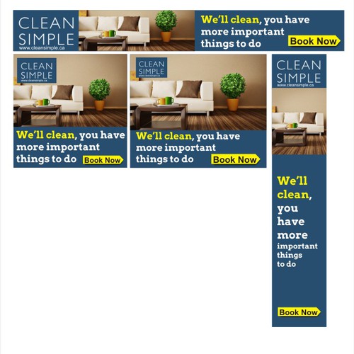 Clean Simple Display Ads